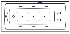 Sanjet Массажная система ULTRA SJ-ULTRA-BR бронза – фотография-1